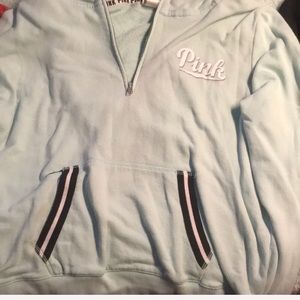 PINK VS half zip Large